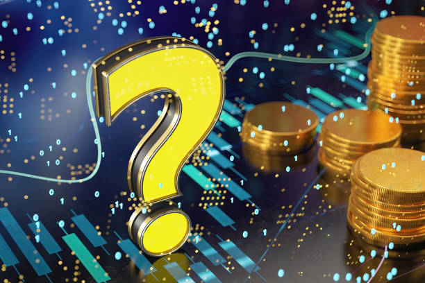istock Gold Coins And Question Mark Over Financial Graph 2132002789