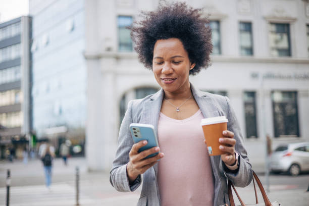 istock African woman on coffee break 2132112962