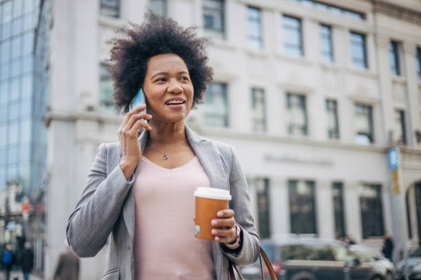 istock African woman on coffee break 2132115598