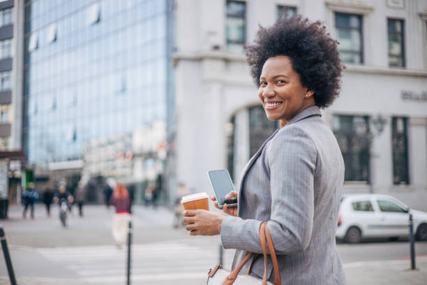 istock African woman on coffee break 2132116114