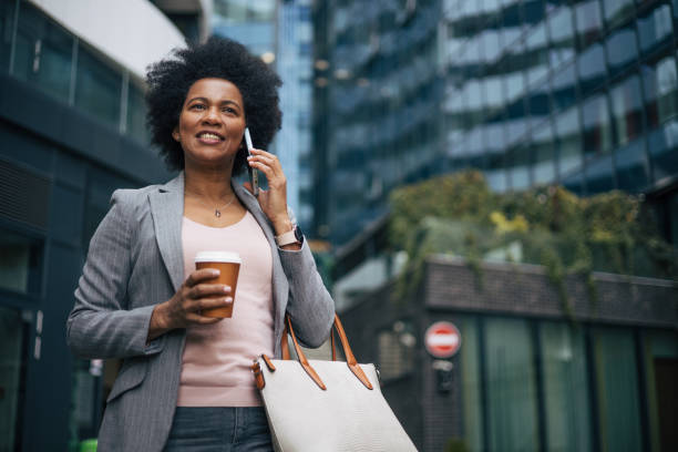 istock African woman on coffee break 2132148146