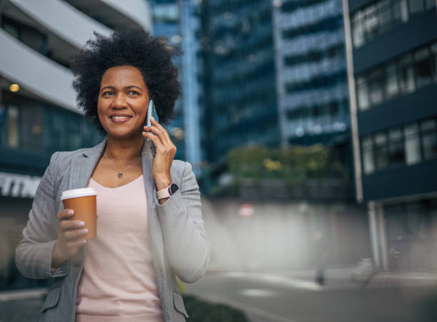 istock African woman on coffee break 2132148685