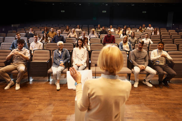 istock Professional seminar in amphitheater! 2132159391