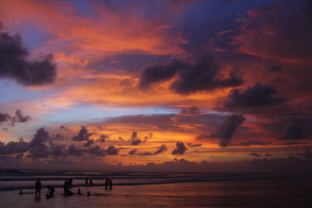 istock Sunset at Cox's Bazar Bangladesh 2132197326
