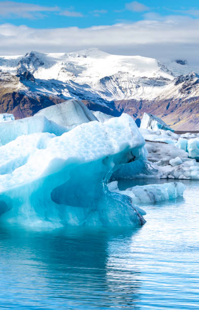 istock A large piece of ice is floating in the ocean 2132197648