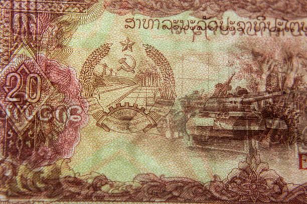 istock Macro shot of a banknote texture 2132209790