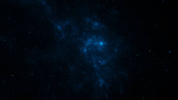 istock Vast dark blue space, countless stars twinkle and shimmer, creating a mesmerizing scene of cosmic wonder and beauty. 3d render 2132268297