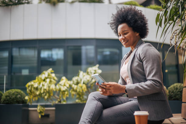 istock African woman on coffee break 2132333344