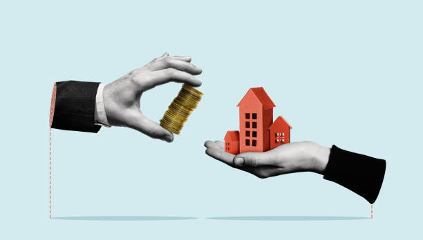 Buying or selling real estate. Concept.