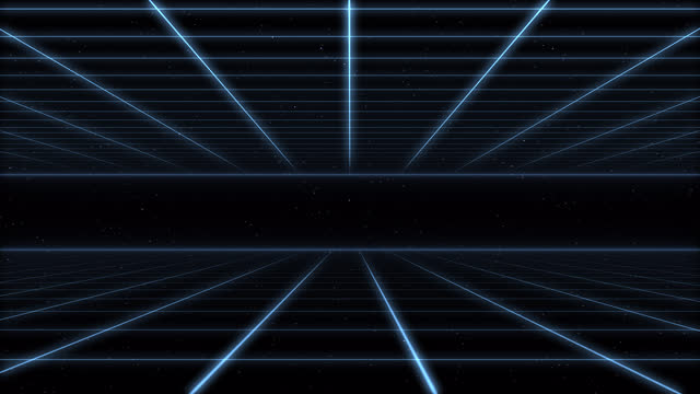 Retro Wave HORIZON LOOP C Lines. This Synthwave footage is loopable and is perfect for retro nostalgic backgrounds.