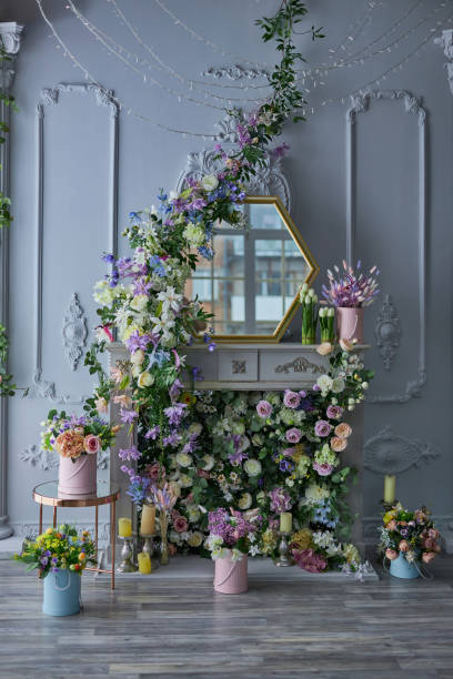 interior is like a fairy-tale flower castle