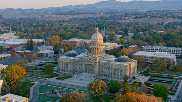 istock Idaho State Capitol in city 2132411431