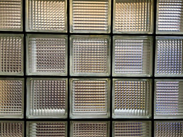 istock Glass blocks can, for example, be used as a shower wall - but also as an interior wall or window replacement - while preventing the view - but letting light through 2132452040