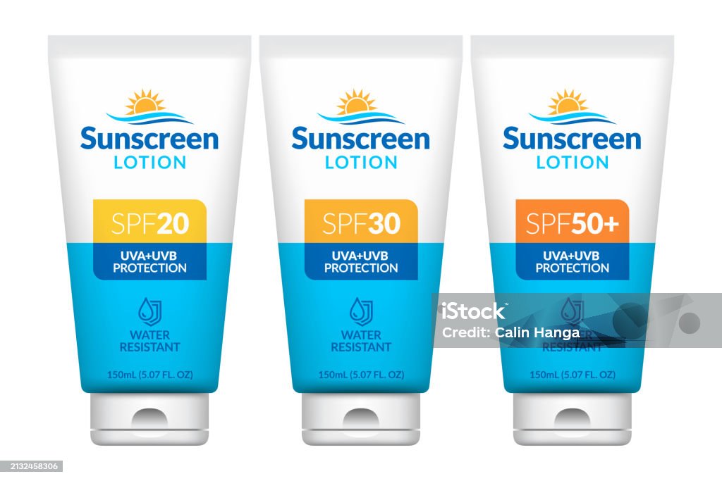 Labels F Sun Sunscreen Lotion Vector Product Label Set Stock Illustration - Download ...
