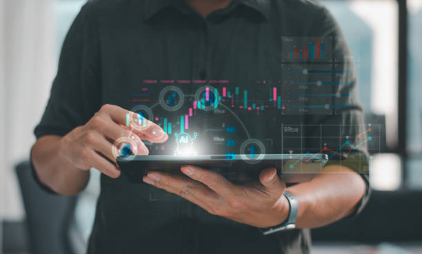 istock Futuristic AI Technology on Transparent Tablet 2132481560