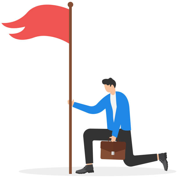 istock Give up, abandon hope or dream, loser or business failure, fatigue or exhaustion from hard work, desperate or hopelessness concept, sad businessman giving up waving white flag asking for help. 2132527262