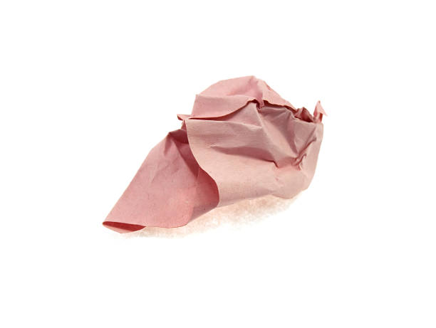 istock The pink crumpled sheet 2132532027