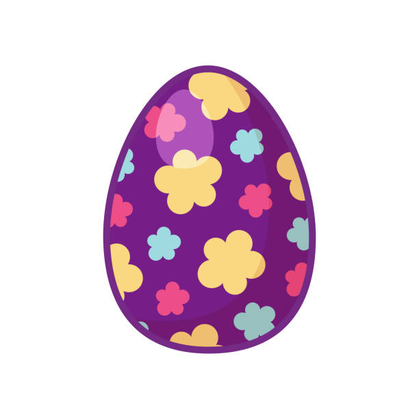illustrations, cliparts, dessins animés et icônes de festive easter egg with multi colored funny ornate - devotee