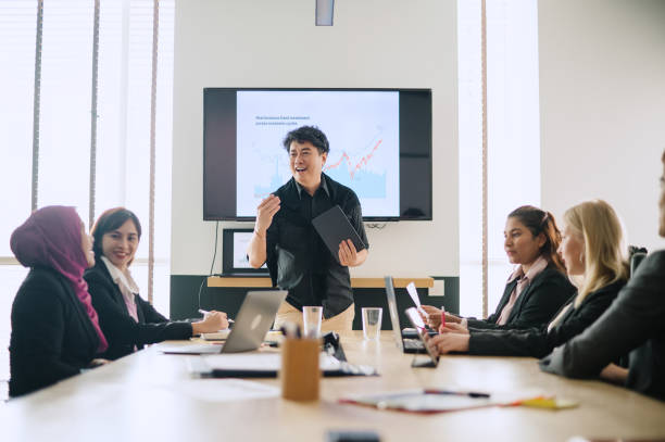 istock Inspirational Asian leadership. 2132574472
