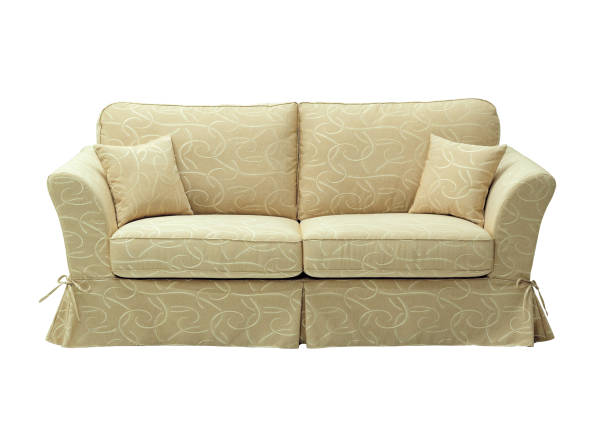 istock Contemporary fabric armchair sofa isolated on white background 2132604902