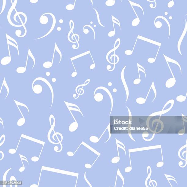 Music Notes Seamless Pattern Stock Illustration - Download Image Now ...