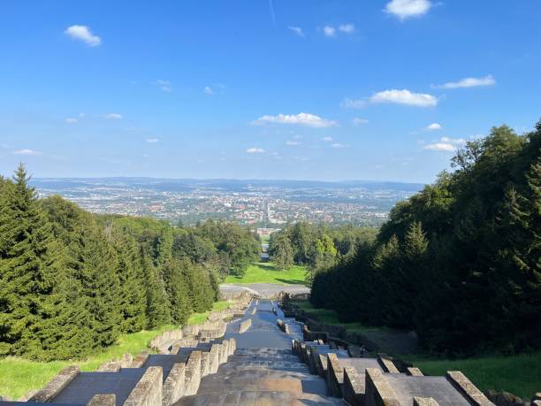 Panorama view of kassel in summer, Germany
