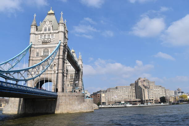 istock Low angle shot of Tower Bridge 2132705191