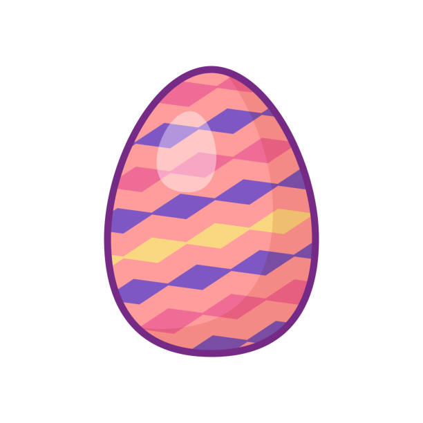 illustrations, cliparts, dessins animés et icônes de festive easter egg with multi colored funny ornate - devotee