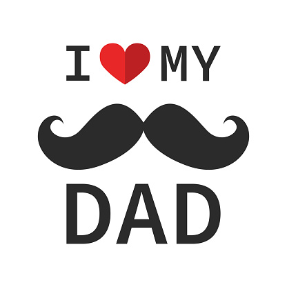 Beautiful Happy Father's Day Greeting Design