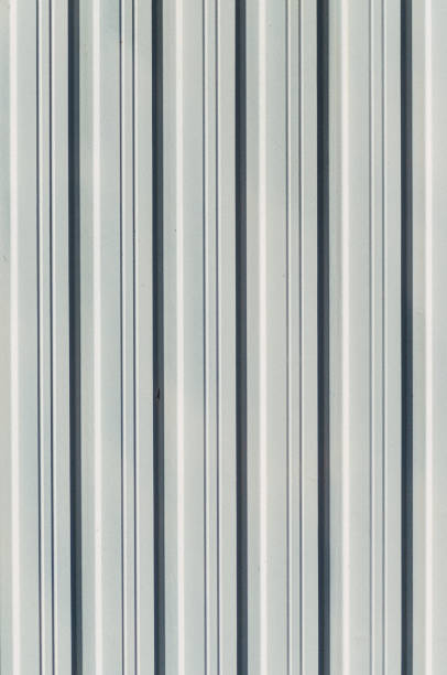 istock texture of a metallic colored corrugated metal door 2132806411