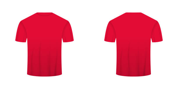 istock T-Shirt Mockup with Short Sleeves Isolated on Monochrome Background 2132834598