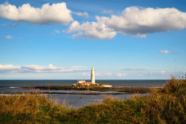 St Mary's Lighthouse in the North Sea