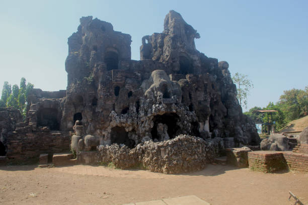 istock Sunyaragi Cave is a tourist attraction 2132888754