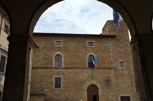 Historic buildings of Castiglion Fiorentino, in Arezzo province, Tuscany, Italy
