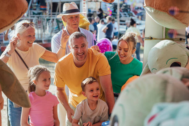istock Playing Games at the Funfair 2132932904
