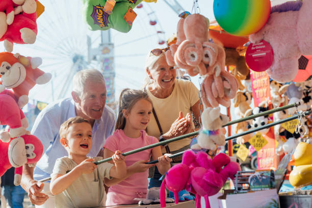 istock Family Playing Hook a Duck 2132932910