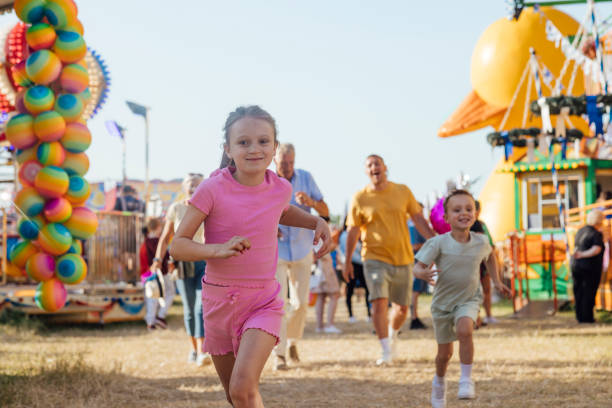 istock Excited at the Fairground 2132933436