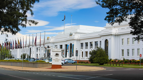 Parliament House in Brisbane Queensland Australia.