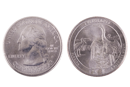 U.S. commemorative quarter dollar honoring the state of Florida