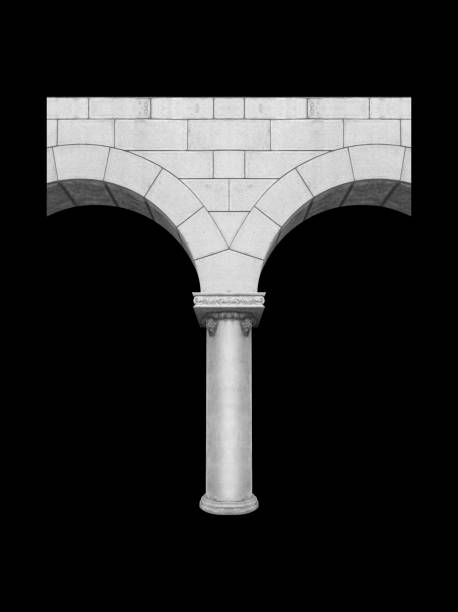 istock Details, elements of buildings classical architecture. Isolated on a black. Templates for art, design. 2133023767