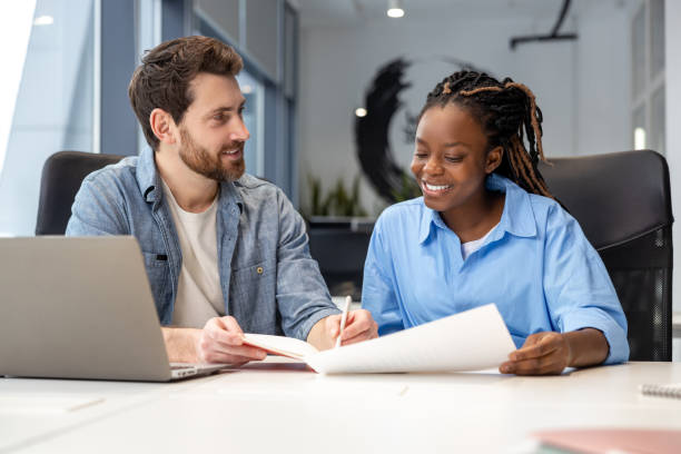 istock Diverse business project team working together at meeting room at office 2133105952