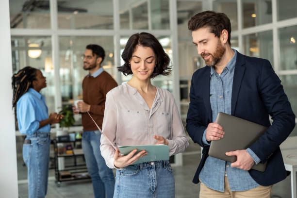 istock Coworking spaces foster collaboration among diverse professionals 2133107608