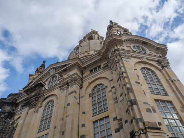 The Frauenkirche (Church of Our Lady) at Neumarkt square is a Lutheran church in Dresden, Germany