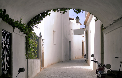 view of an alley in the center of Loulé