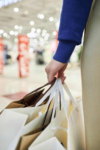 istock Girl Enjoying Shopping Spree 2133221762