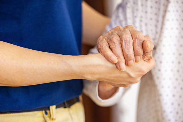 istock Nurse, hands and senior patient in empathy 2133237329