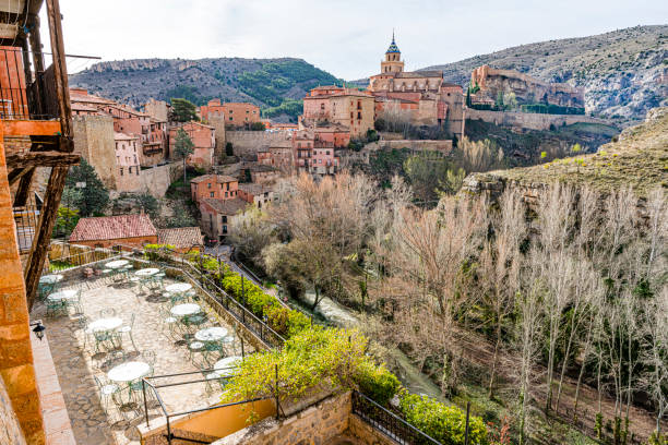 Albarracin - Medieval village in Aragon, Spain. Albarracin is a Spanish town, in the province of Teruel, Autonomous Community of Aragon. Albarracin has an elevation of 1,182 m (3,878 ft) XXXL 42Mp outdoors photo taken with SONY A7rII and Zeiss Batis 40mm F2.0 CF