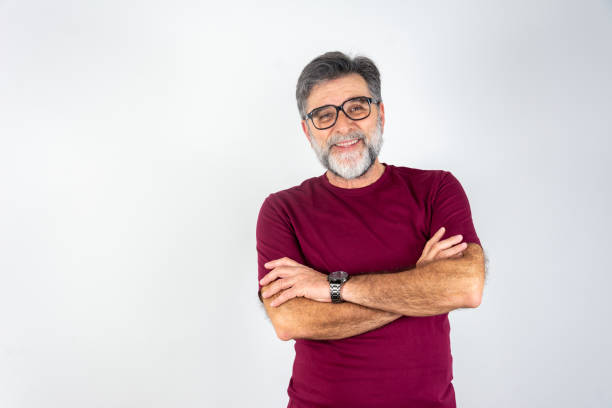 istock Happy Latin American Man Against Grey Background 2133270261