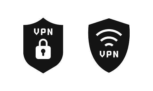 VPN icons. VPN vector icons. VPN symbols