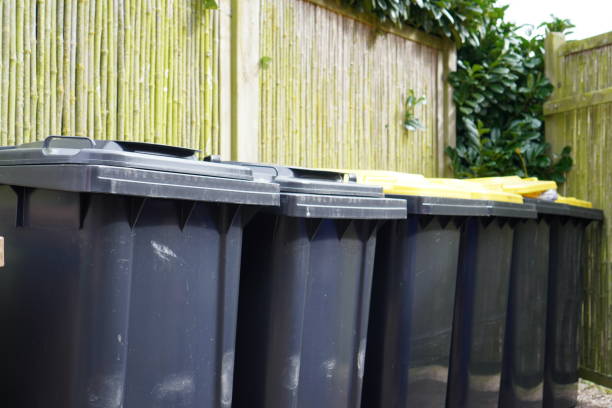 istock recycling bin in the park 2133415979